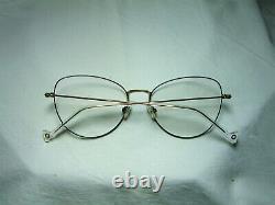 In Style eyeglasses, gold plated, Cat's Eye, oval, women's, frames, fine vintage