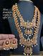 Indian Gold Plated Bollywood Style Jewelry Traditional Bridal Cz Chain Necklace