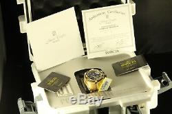 Invicta 14432 Men's Ltd Ed Jason Taylor Reserve Chrono 18k Gold Plated SS