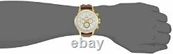 Invicta 16011 Men's S1 Rally 18k Gold Ion-Plated Watch with Brown Leather Watch