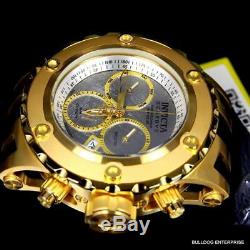 Invicta 52mm Reserve Subaqua Specialty Meteorite Gold Plated Swiss Mov Watch New