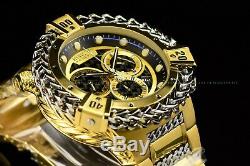 Invicta 53mm Reserve Bolt Hercules Swiss Gold Plated Steel Black Chrono Watch