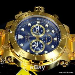 Invicta Coalition Forces Stainless Steel Chronograph 52mm Gold Plated Watch New