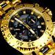 Invicta Jt Chaos Gold Plated Steel Jason Taylor Chronograph Le 52mm Watch New