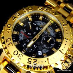 Invicta JT Chaos Gold Plated Steel Jason Taylor Chronograph LE 52mm Watch New