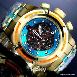Invicta JT Reserve Bolt Zeus Hall of Fame Swiss Movt Gold Plated 52mm Watch New