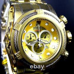 Invicta Jason Taylor JT Reserve Bolt Distressed Gold Plated Swiss Made Watch New