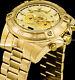Invicta Men Star Wars Ltd Ed C-3po Chronograph 18k Gold Plated Bracelet Watch