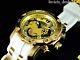 Invicta Men's Pro Diver Scuba Skeletonized Gold Dial 18k Gold Plated Ss Watch