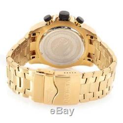 Invicta Men's Watch Pro Diver Scuba Gold Tone Dial Plated Steel Bracelet 25854
