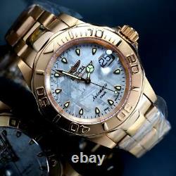 Invicta Pro Diver Gibeon Meteorite Swiss Automatic Rose Gold Plated 40mm #3 New
