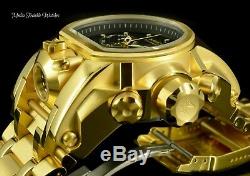 Invicta Reserve 52mm Bolt Zeus BLACK M. O. P DIAL MAGNUM 18K Gold Plated Watch