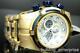 Invicta Reserve Bolt Zeus Gold Plated Swiss Made Jason Taylor Jt Watch +case New