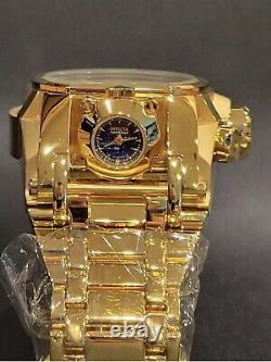 Invicta Reserve Bolt Zeus Magnum Swiss 18kt Gold Plated Blue Dial Invicta Watch