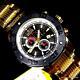 Invicta Reserve Ocean Speedway Gen Ii Swiss Gold Plated Steel Black Watch New
