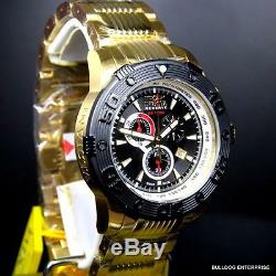 Invicta Reserve Ocean Speedway Gen II Swiss Gold Plated Steel Black Watch New