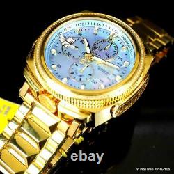 Invicta Reserve Russian Diver Diamond Gold Plated Platinum MOP 52mm Watch New