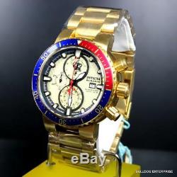 Invicta Reserve Scuba Sea Base Swiss Made 47mm Gold Plated Sapphire Watch New