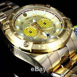 Invicta Star Wars C-3PO Gold Plated Steel Chronograph 52mm Limited Edition New
