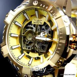 Invicta Star Wars C3PO Bolt Gold Plated Steel NH70 Automatic Ltd Ed Watch New