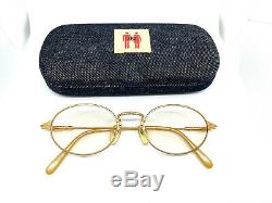 Jean Paul Gaultier 55-0183 Gold Plated JPG Vintage Eyeglasses Sunglasses 20528