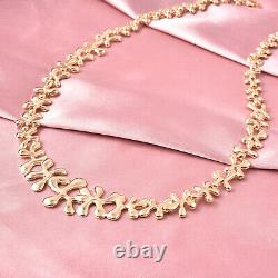 Jewelry 925 Silver 14K Yellow Gold Plated Necklaces for Women for Size 20