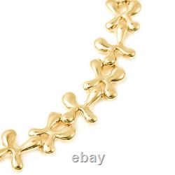 Jewelry 925 Silver 14K Yellow Gold Plated Necklaces for Women for Size 20
