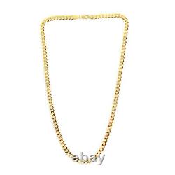 Jewelry Gifts 14K Yellow Gold Plated 925 Silver Necklaces for Women For Size 24