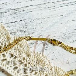 KENDRA SCOTT Ari Heart Multi Strand Necklace 18k Yellow Gold Vermeil $200 NWT