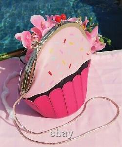 Kate Spade New York Take the Cake Posie Crossbody Bag Pink Multi NEW $249