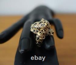 Kate Spade Ny Gold Plated Run Wild Cheetah Ring. Size7 New