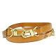 Louis Vuitton Shoulder Bag Strap Leather Brown Gold Plated Accessory 09mk624