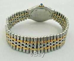 Ladies Must De Cartier 21 Stainless Steel Gold Plated Bi Metal Vintage Watch