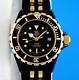 Ladies Tag Heuer 1000 2-tone 18k Gold Plate & Pvd Watch Black Dial