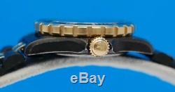 Ladies Tag Heuer 1000 2-tone 18K Gold plate & PVD watch Black Dial