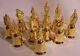 Limited Edition Reed & Barton 22k Gold Plated (12) Days Of Christmas Bells Set