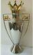 Liverpool Fc Replica Premiership Trophy 20 Metal Gold Plated Crown & Lion Sale