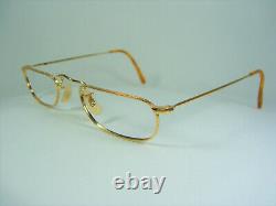 Look, eyeglasses, square, oval, Gold plated, frames, Dumbledore, NOS vintage