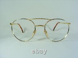 Look, luxury eyeglasses, round, oval, Gold plated, frames, NOS, hyper vintage