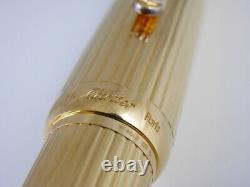 Louis Cartier Gold Plated Fountain Pen F (Excellent) FREE SHIPPING WORLDWIDE