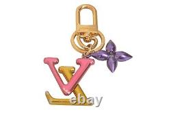 Louis Vuitton Gold Plated Porte Cles LV New Wave Bag Chram M67808 YH00233