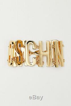 MOSCHINO TV H&M Gold-plated metal chain necklace with large letters SOLD OUT