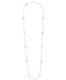 Majorica Gold-plated Imitation Pearl Chain Long Statement Necklace 1997