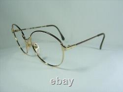 Metalline, eyeglasses, rose Gold plated, round oval frames women's, NOS vintage