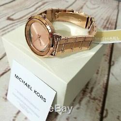 Michael Kors Women's Jaryn Rose Gold-tone Watch MK3622 100% Authentic $225