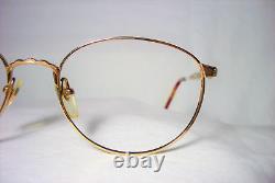 Monet eyeglasses 22 kt gold plated square oval frames women's super vintage