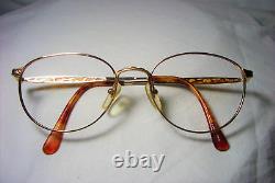 Monet eyeglasses 22 kt gold plated square oval frames women's super vintage