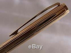 Montblanc Noblesse Fountain Pen Gold Plated 14K EF Nib