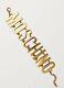 Moschino X H&m Exclusive Gold Plated Logo Necklace Choker