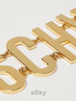 Moschino x H&M Exclusive Gold Plated Logo Necklace Choker